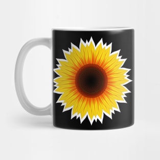 YELLOW Sunflower Blooming Mug